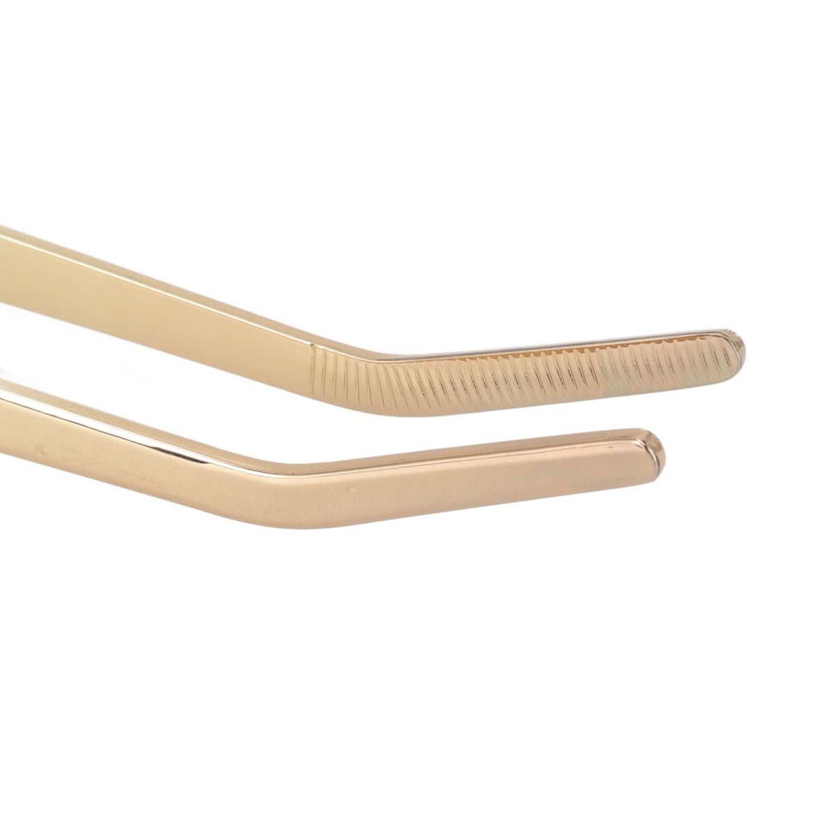 Bar Bent Tip Tweezers Stainless Steel Thicken Kitchen Culinary Tweezer Tongs for Sugar Cubes Ice Cubes Lemon Slices