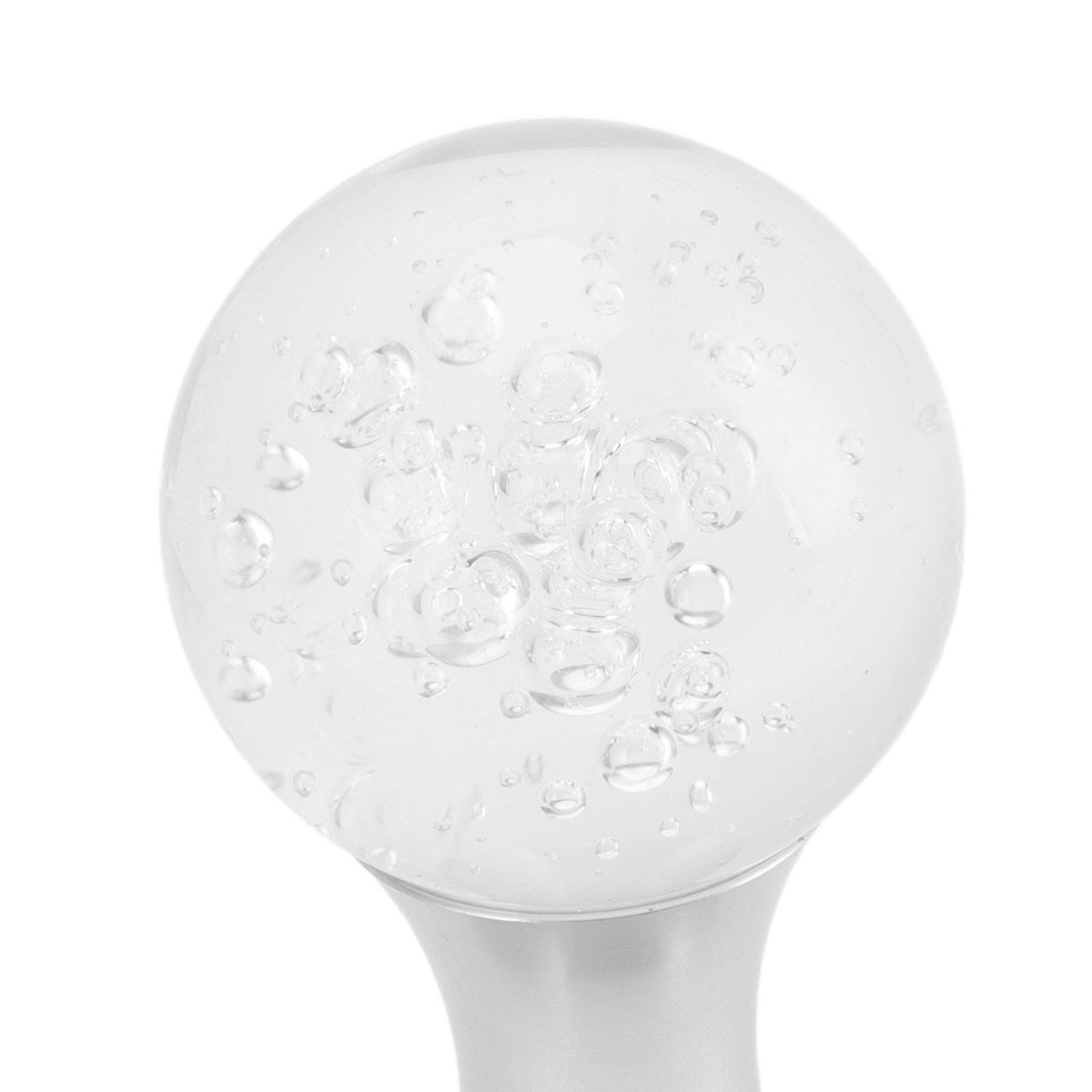 Crystal Ball Coffee Powder Tamper Stainless Steel Base Coffee Press Hammer for Kitchen Cafe Silver Pillar 58mm / 2.3in