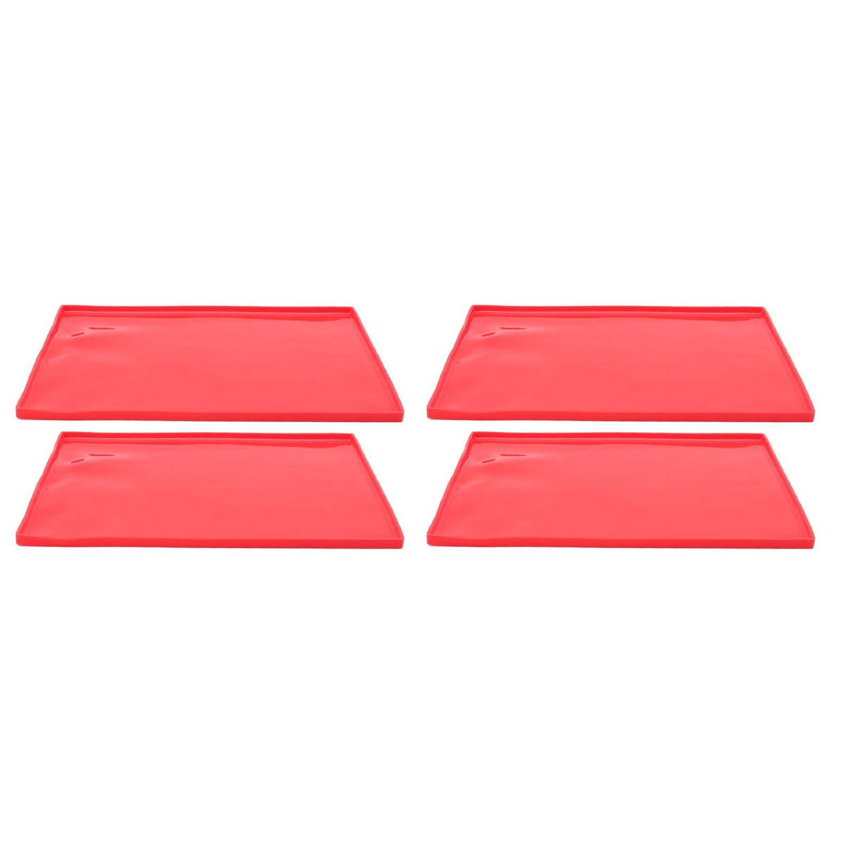 Roll Cake Mat Prevent Stick Food Grade Silicone Flexible Baking Mold Dehydrator Mat with Raised Edge for Biscuits
