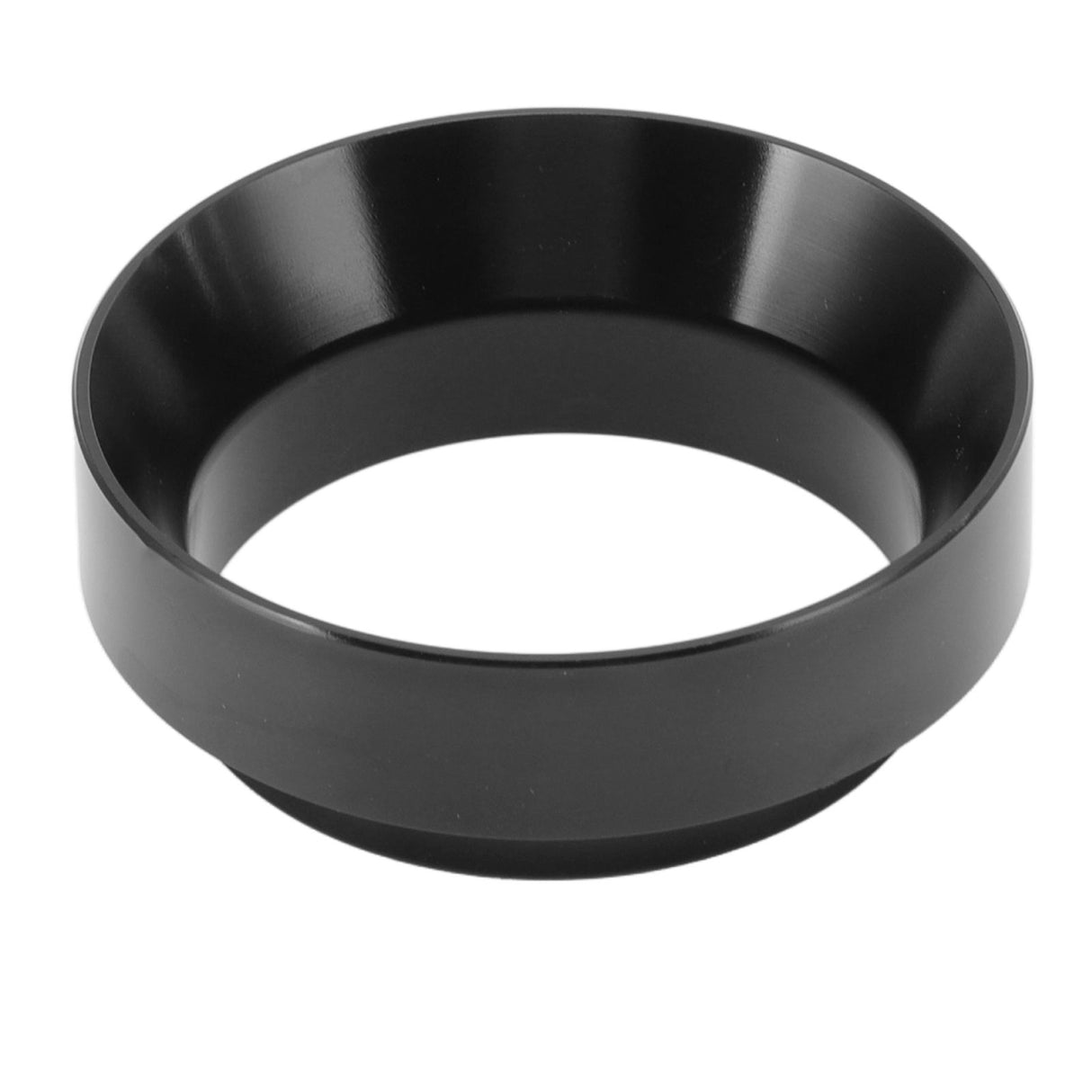 51mm Dosing Funnel Anti Flying Powder Aluminum Alloy Universal Dosing Rings with Magnetic for Household Coffee Shop Black