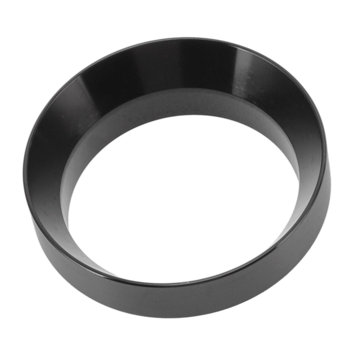58mm Coffee Dosing Funnel Italian Magnetic Aluminium Alloy Coffee Powder Dosing Ring for Cafe Business Home Black