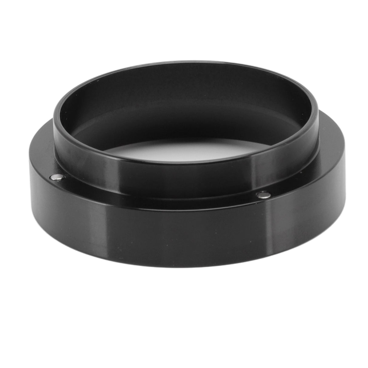 58mm Coffee Dosing Funnel Italian Magnetic Aluminium Alloy Coffee Powder Dosing Ring for Cafe Business Home Black