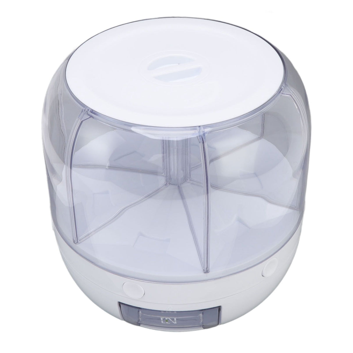 Grain Dispenser 6 Grids PP Rotation Insect Proof Grain Storage Organization for Home Kitchen 10kg