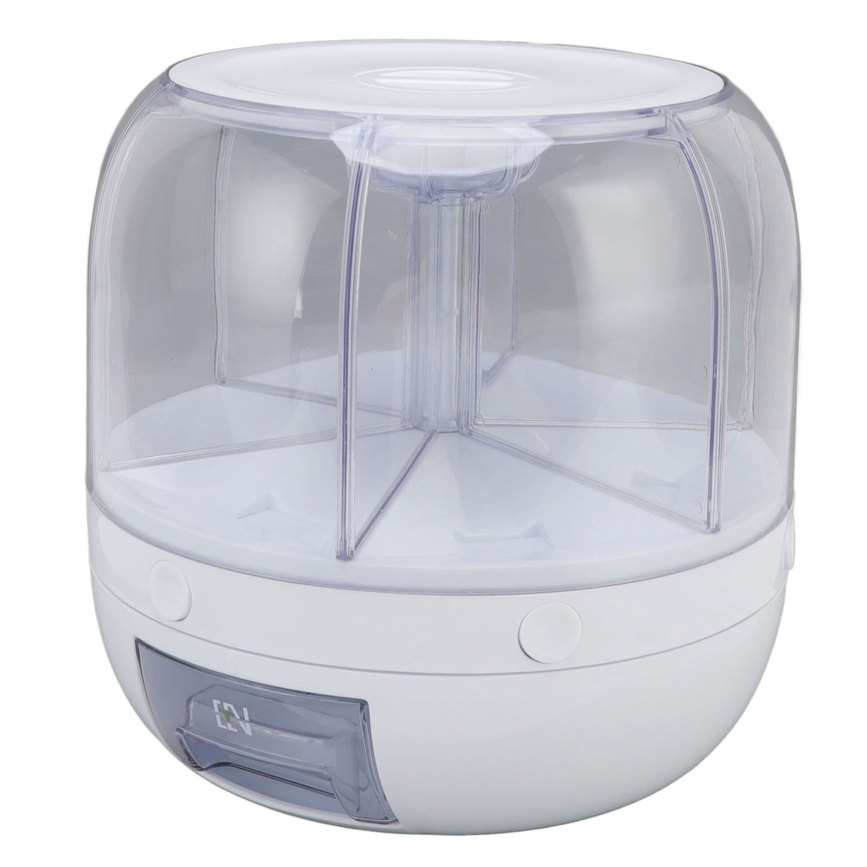Grain Dispenser 6 Grids PP Rotation Insect Proof Grain Storage Organization for Home Kitchen 10kg
