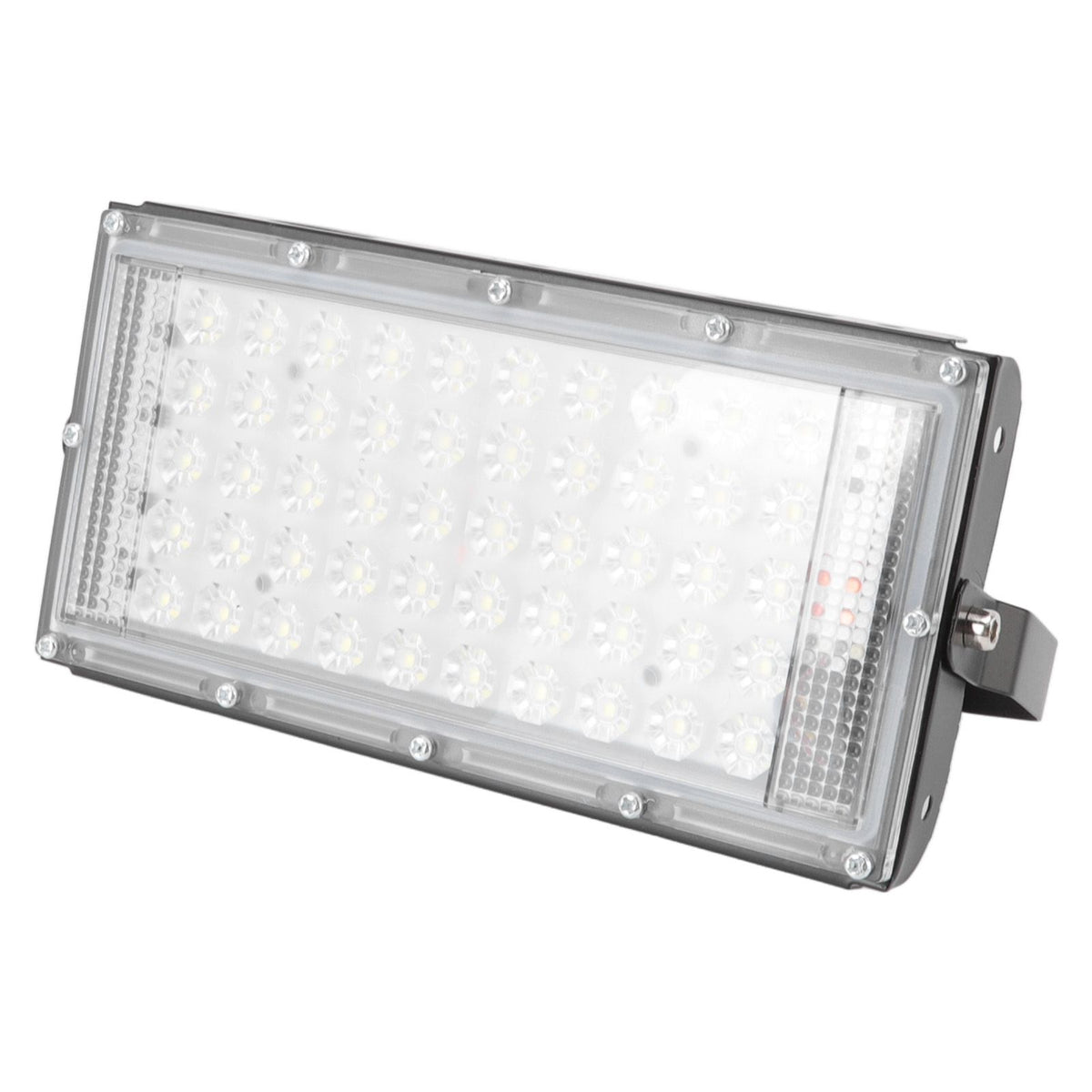 LED Flood Light 50W IP66 Waterproof 6000K White LED 180 Degrees Adjustment Outdoor Flood Light for Yard Balcony Outdoor
