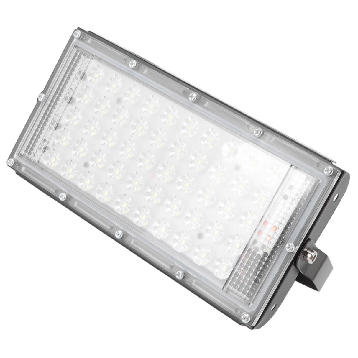 LED Flood Light 50W IP66 Waterproof 6000K White LED 180 Degrees Adjustment Outdoor Flood Light for Yard Balcony Outdoor