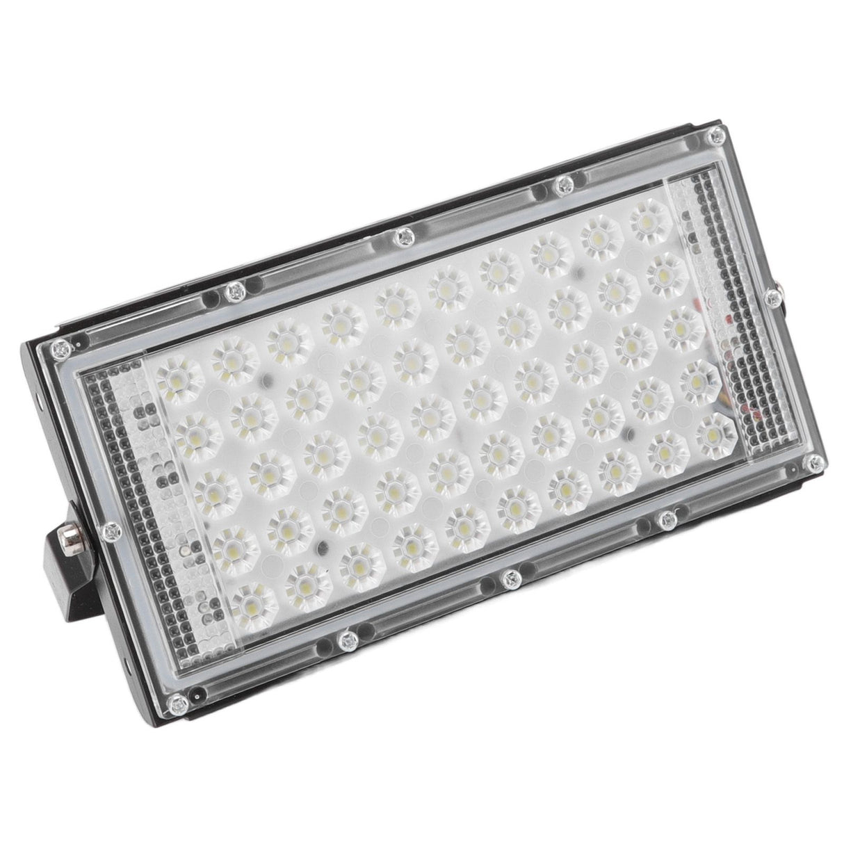 LED Flood Light 50W IP66 Waterproof 6000K White LED 180 Degrees Adjustment Outdoor Flood Light for Yard Balcony Outdoor