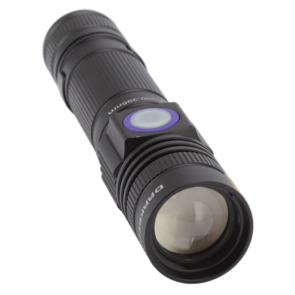 Ultraviolet Flashlight Zoomable UV Detection Lamp Waterproof LED Flashlight 300‑395nm Wavelength