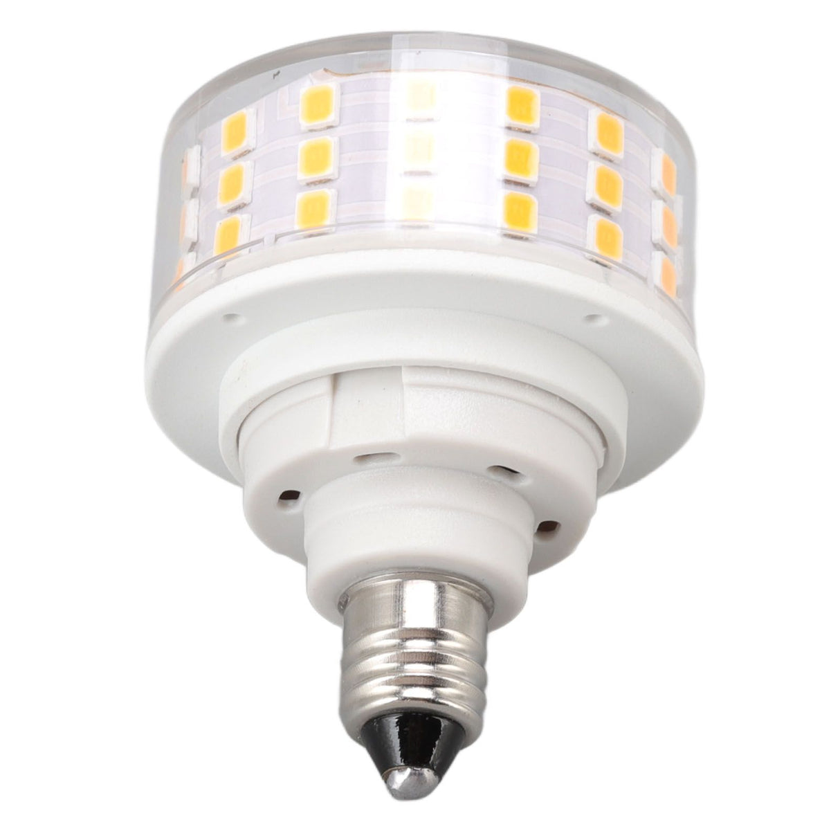 E11 LED Lamp ABS 10W 1000LM Flicker Free Corn Lamp for Ceiling Table Cabinet Lamp 85‑265V Warm Light
