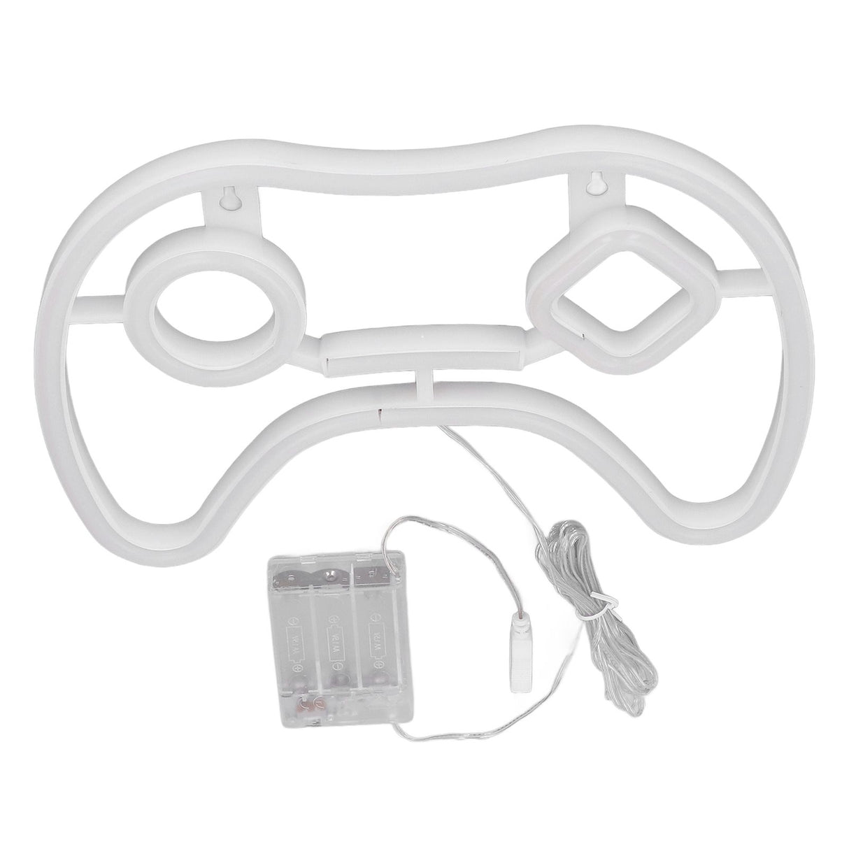 LED Neon Sign Game Controller Shaped 11inx7.5in LED Safe PVC ABS Battery USB Powered Gamepad Neon Sign for Bedroom Party