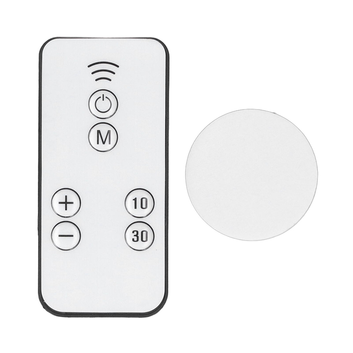 LED Wall Night Light Round Soft Warm Light 3W 18 LEDs Bedside Night Light with Remote Control for Kitchen Stairs 5V
