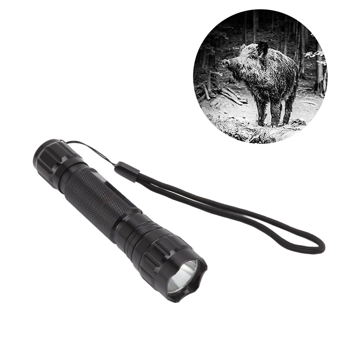 Mini Infrared LED Flashlight Handheld Waterproof 850nm IR Night Vision Flashlight for Hunting