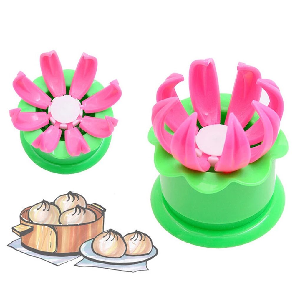 2PCS Manual Dumpling Mold Steamed Stuffed Bun Mold DIY Pastry Pie Mold for Kitchen Cooking Tools