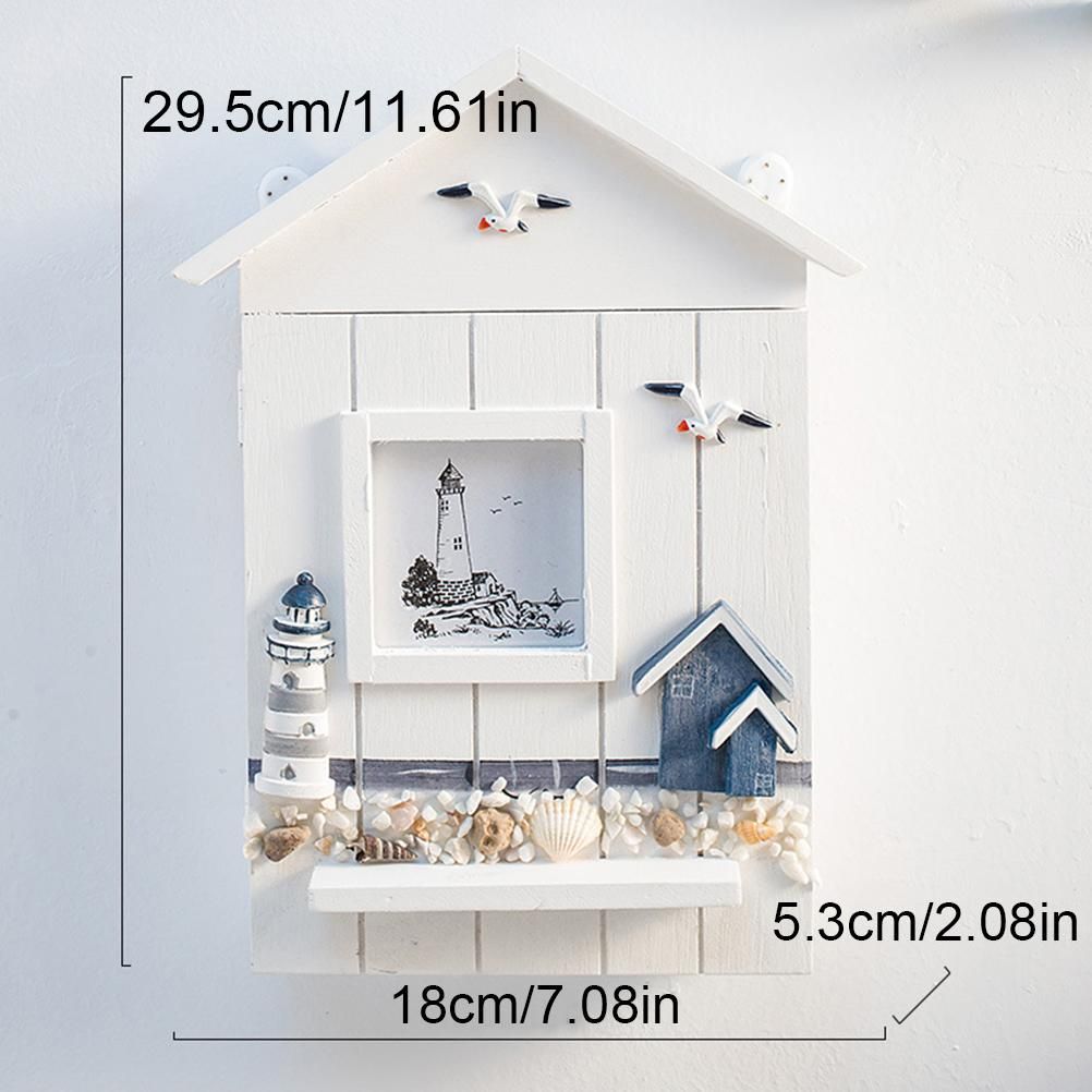 Wood Keys Box Wall Mounted Sundries Holders Practical Convenient Key Holder Storage Box Cabinet