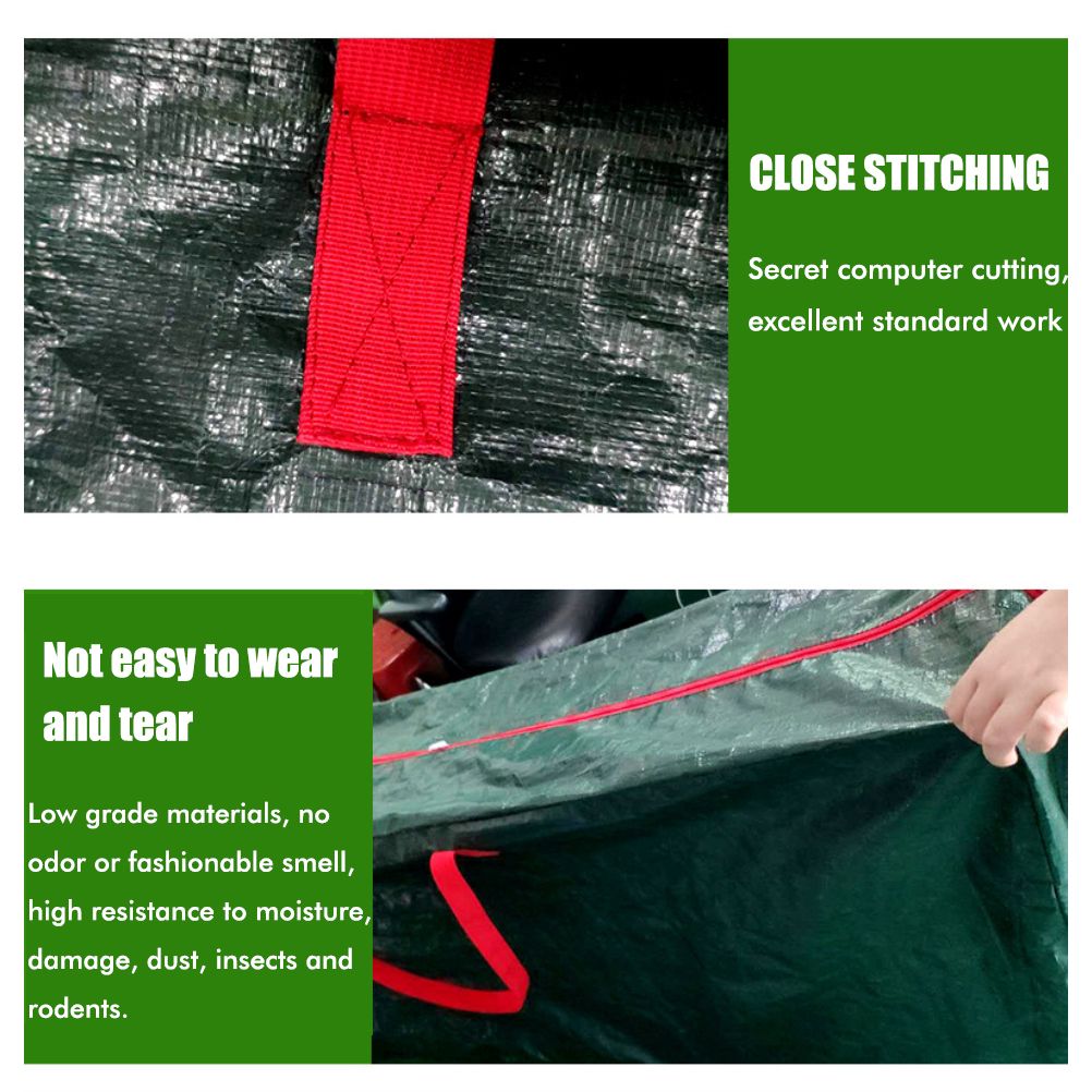 Christmas Tree Storage Bag Holiday Storage Case Waterproof Zippered Bag with Carrying Handles