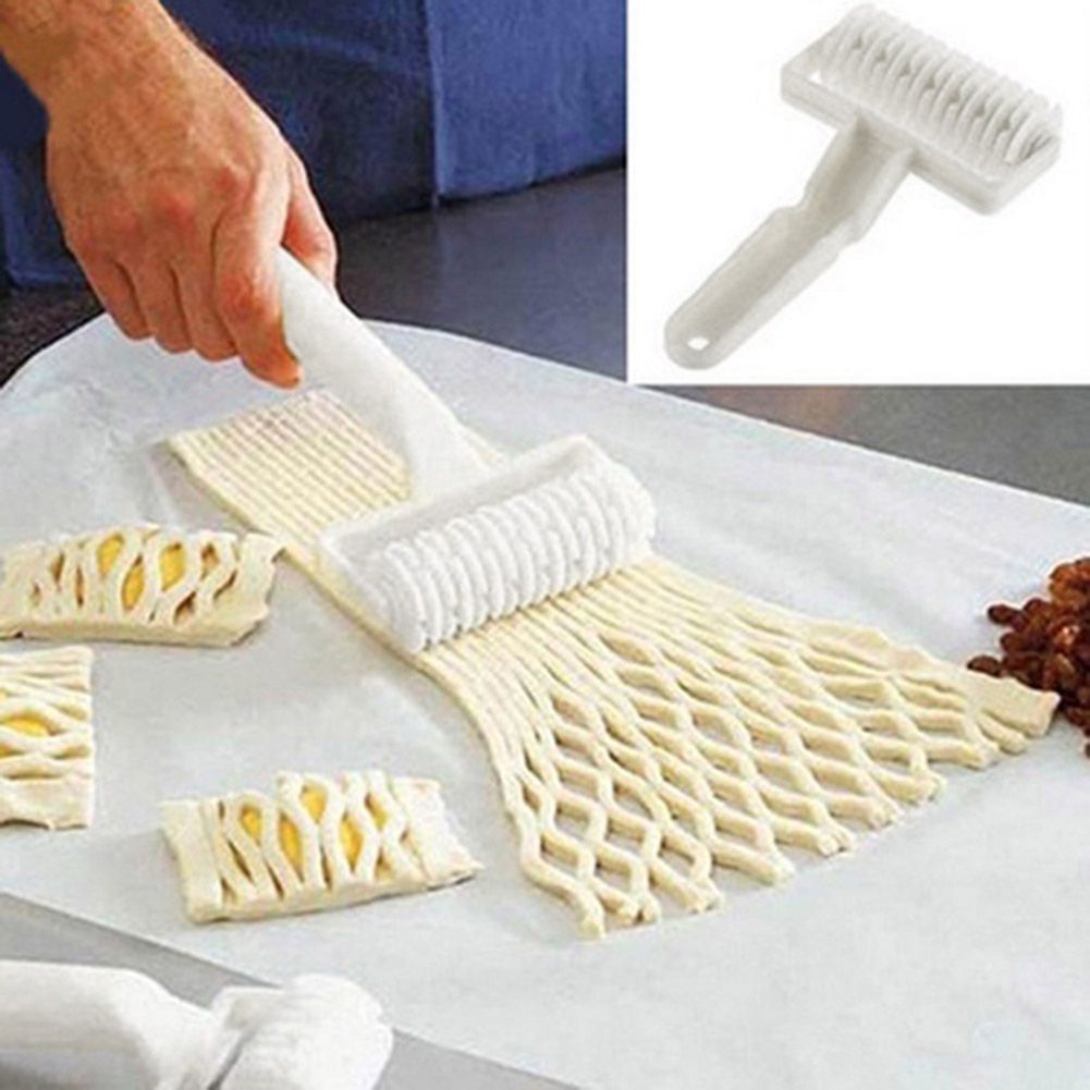 Lattice Dough Cutter Pastry Lattice Roller Cutter Kitchen Baking Tool