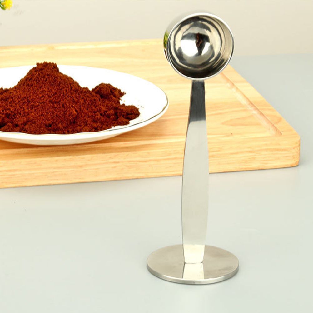 2 in 1 Coffee Spoon Espresso Tamper and Coffee Measure Spoon Dual Purpose Coffee Spoon