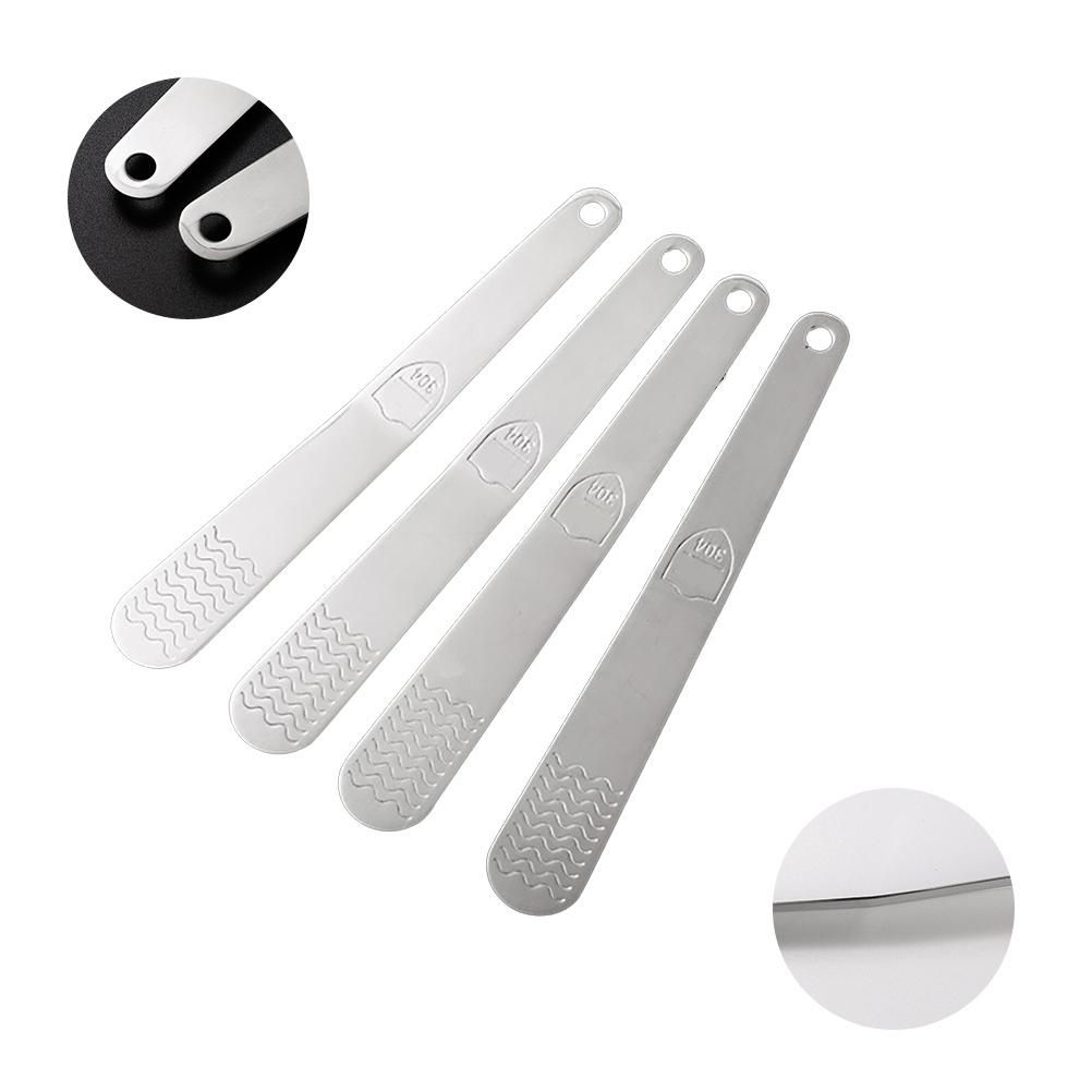 Stainless Steel Flat Spoons Stuffing Spoons Dumplings Filling Spoon for Home Kitchen Cooking Utensil