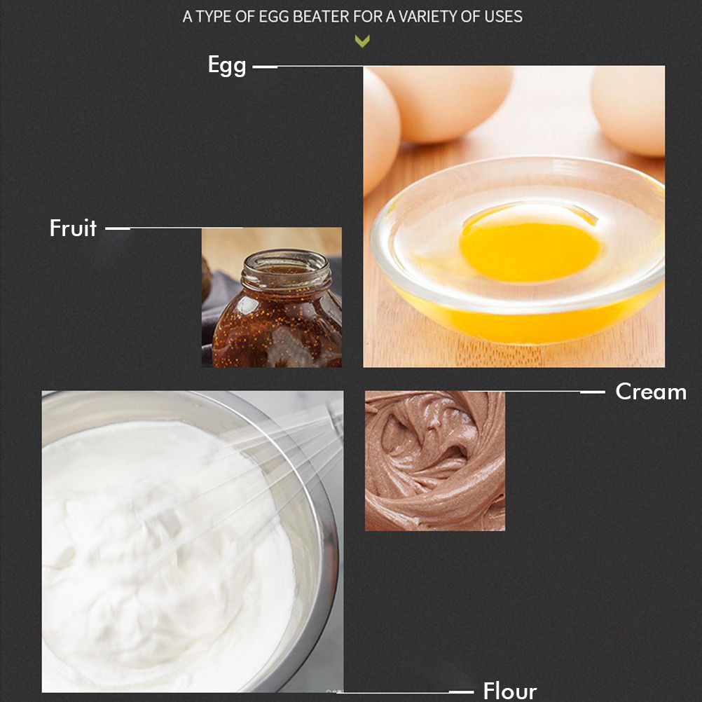 Stainless Steel Balls Whisk Egg Beater Mixing Cooking Tools Firm Durable Cream Frother Baking Utensils