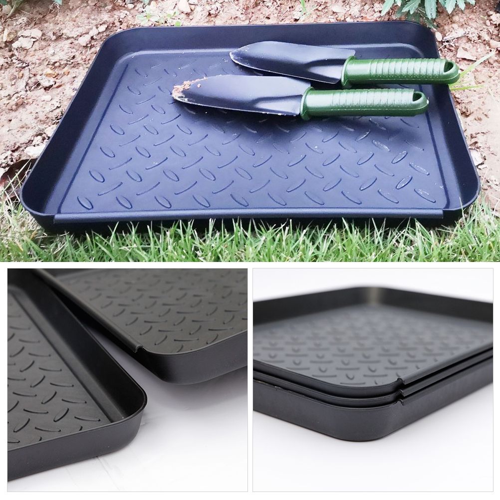 3Pcs Washable Boot Tray Garden Shoe Plate Multifunctional Tray for Plants Pets Tools