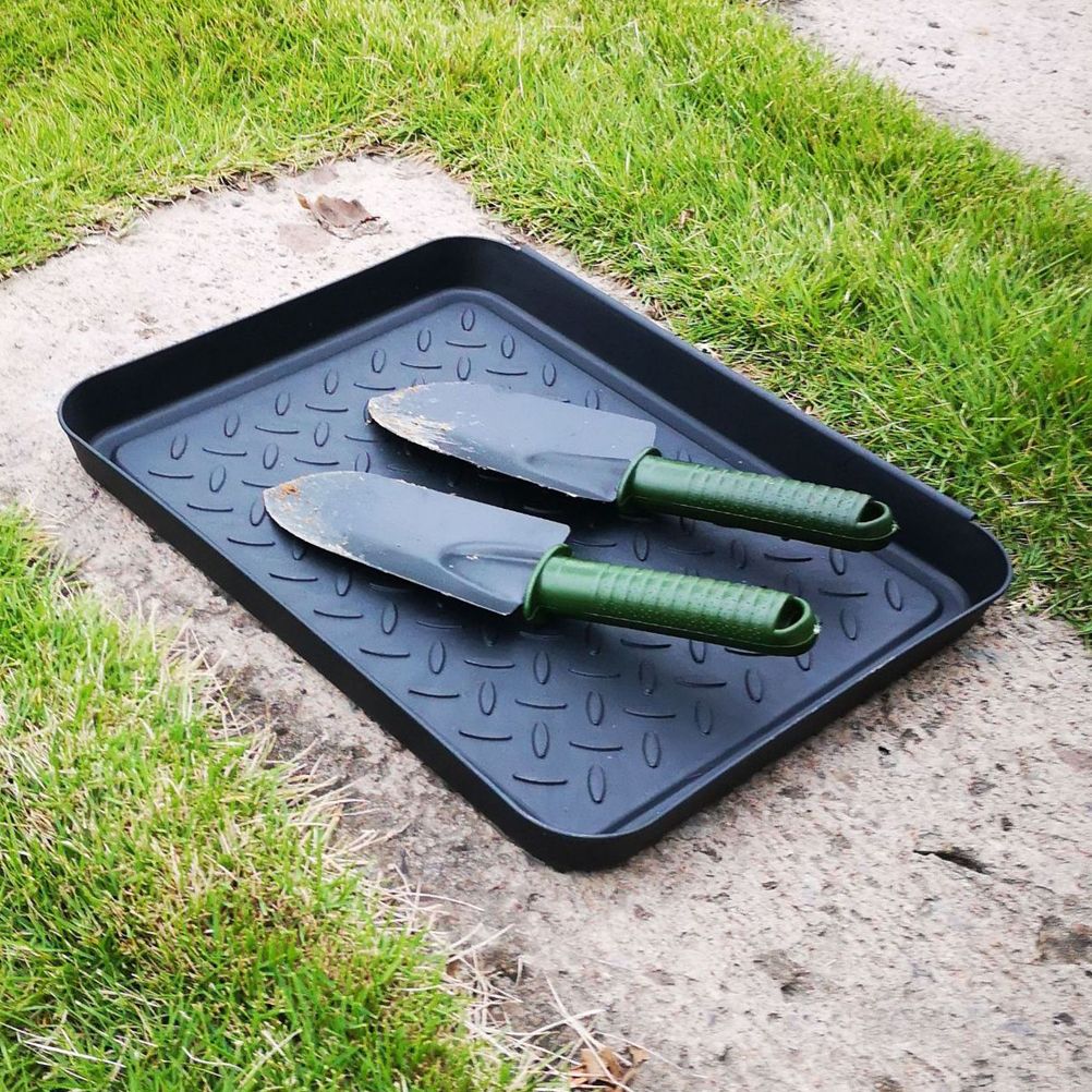 3Pcs Washable Boot Tray Garden Shoe Plate Multifunctional Tray for Plants Pets Tools