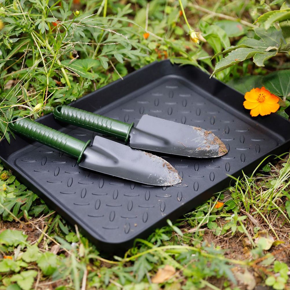 3Pcs Washable Boot Tray Garden Shoe Plate Multifunctional Tray for Plants Pets Tools