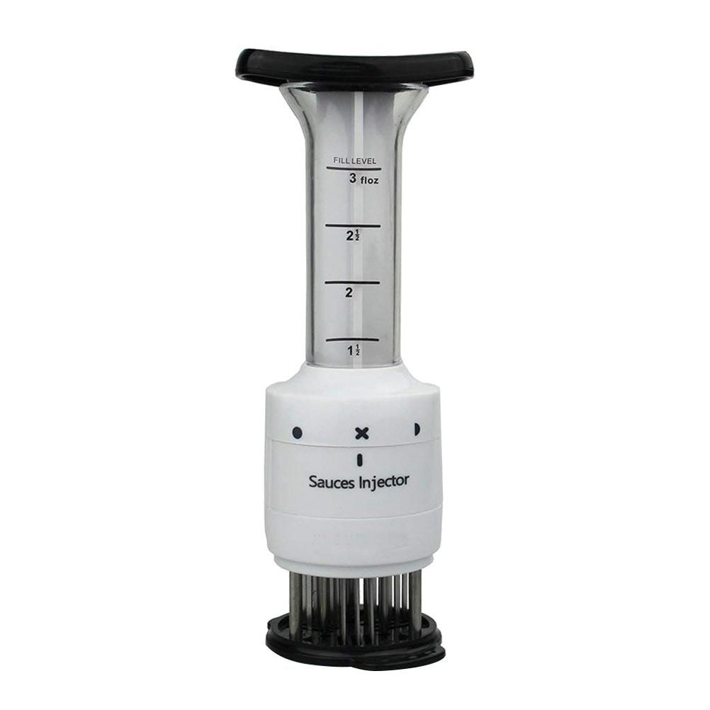 Sauce Injector Meat Marinade Injector with 27 Stainless Steel Needle 3 Oz Marinade Flavor Syringe