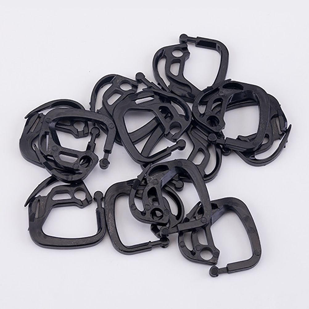 100 Pcs Shading Net Hooks Plastic Hanging Hooks for Greenhouse Shade Fabric