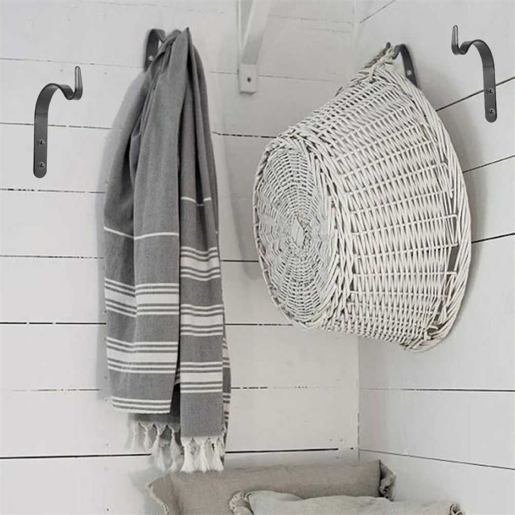 10Pcs Iron Garden Wall Light Hanging Flower Plant Hanger Pot Bracket Holder