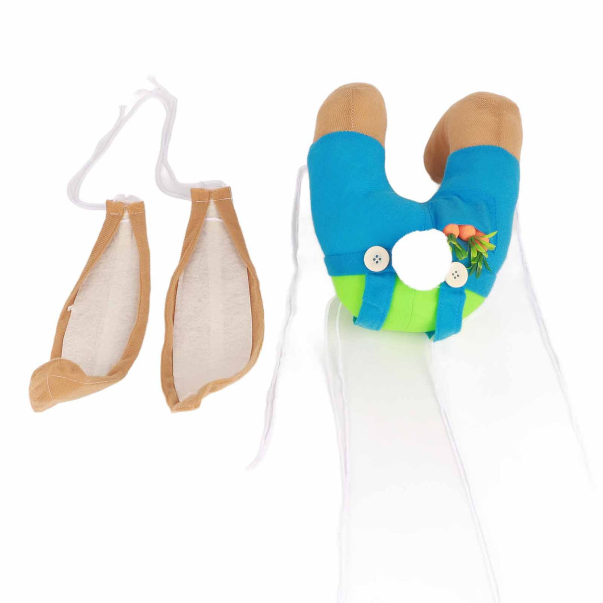 Easter Bunny Wreath Bunny Butt Ears Wreath Cartoon Bunny Shape Wreath Easter Door Decoration