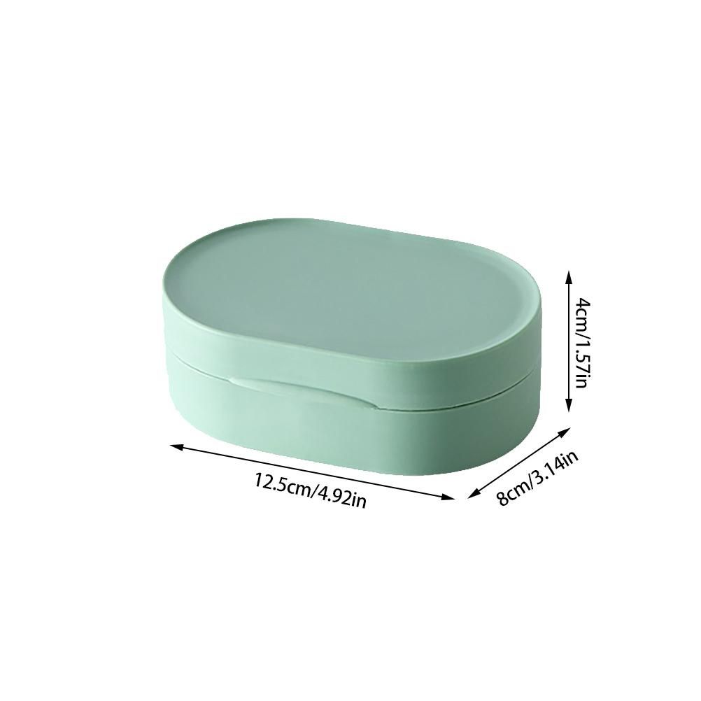Travel Soap Case Box Holder with Lid Portable Leak Proof Soap Dish Container Soap Box Holder for Home Shower Outdoor Camping