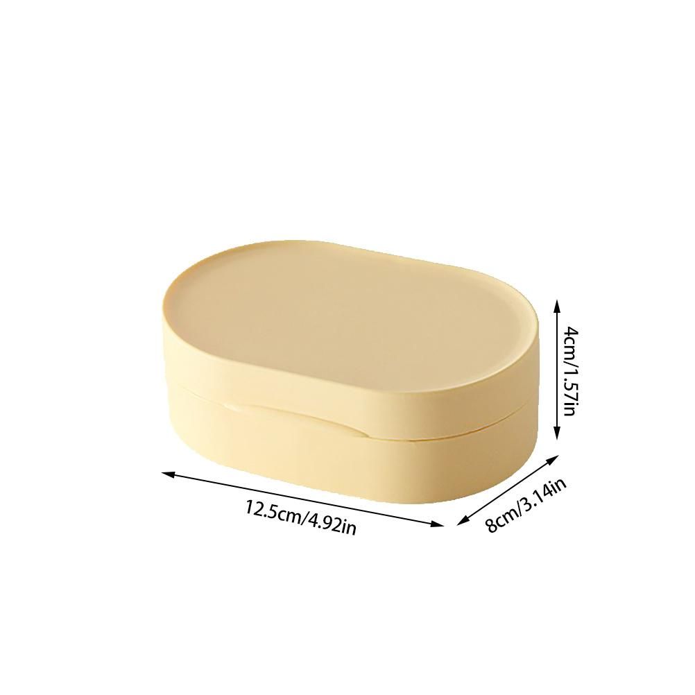 Travel Soap Case Box Holder with Lid Portable Leak Proof Soap Dish Container Soap Box Holder for Home Shower Outdoor Camping