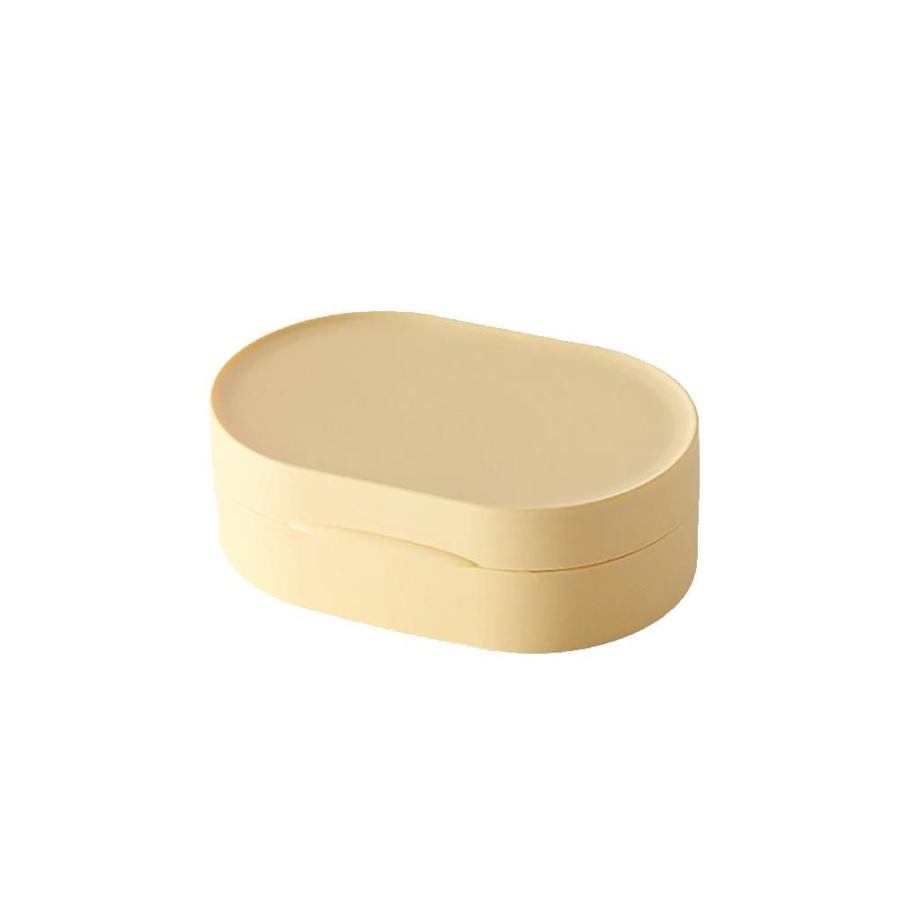 Travel Soap Case Box Holder with Lid Portable Leak Proof Soap Dish Container Soap Box Holder for Home Shower Outdoor Camping