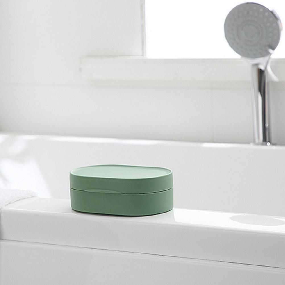 Travel Soap Case Box Holder with Lid Portable Leak Proof Soap Dish Container Soap Box Holder for Home Shower Outdoor Camping