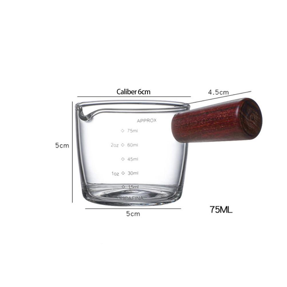 Glass Milk Cup Glass Measuring Cup with Handle Clear Scale Baking Milk Cup for Kitchen Accessories