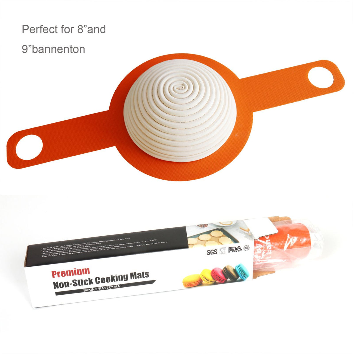 Oven Accessories Bread Transfer Baking Mat Alternative Parchment Paper Long Handle Extraction Mat