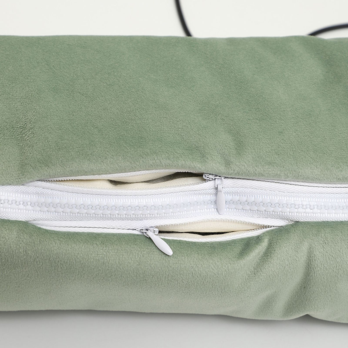 Electric Heating Pouch Green Velvet Heated Hand Warmer Pouch for Hunting Camping Xmas Gifts