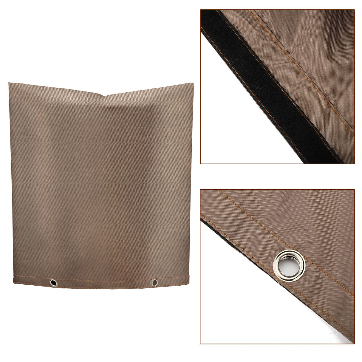 Backflow Preventer Insulation Cover Coffee Color 24x 24in Backflow Preventer Cover for Winter Pipe Freeze Protection