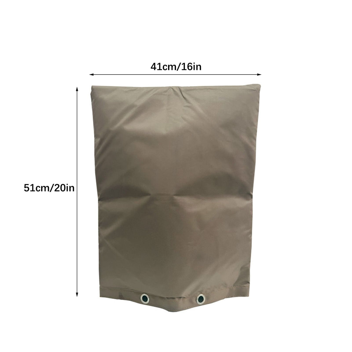 Backflow Preventer Insulation Cover Coffee Color 24x 24in Backflow Preventer Cover for Winter Pipe Freeze Protection