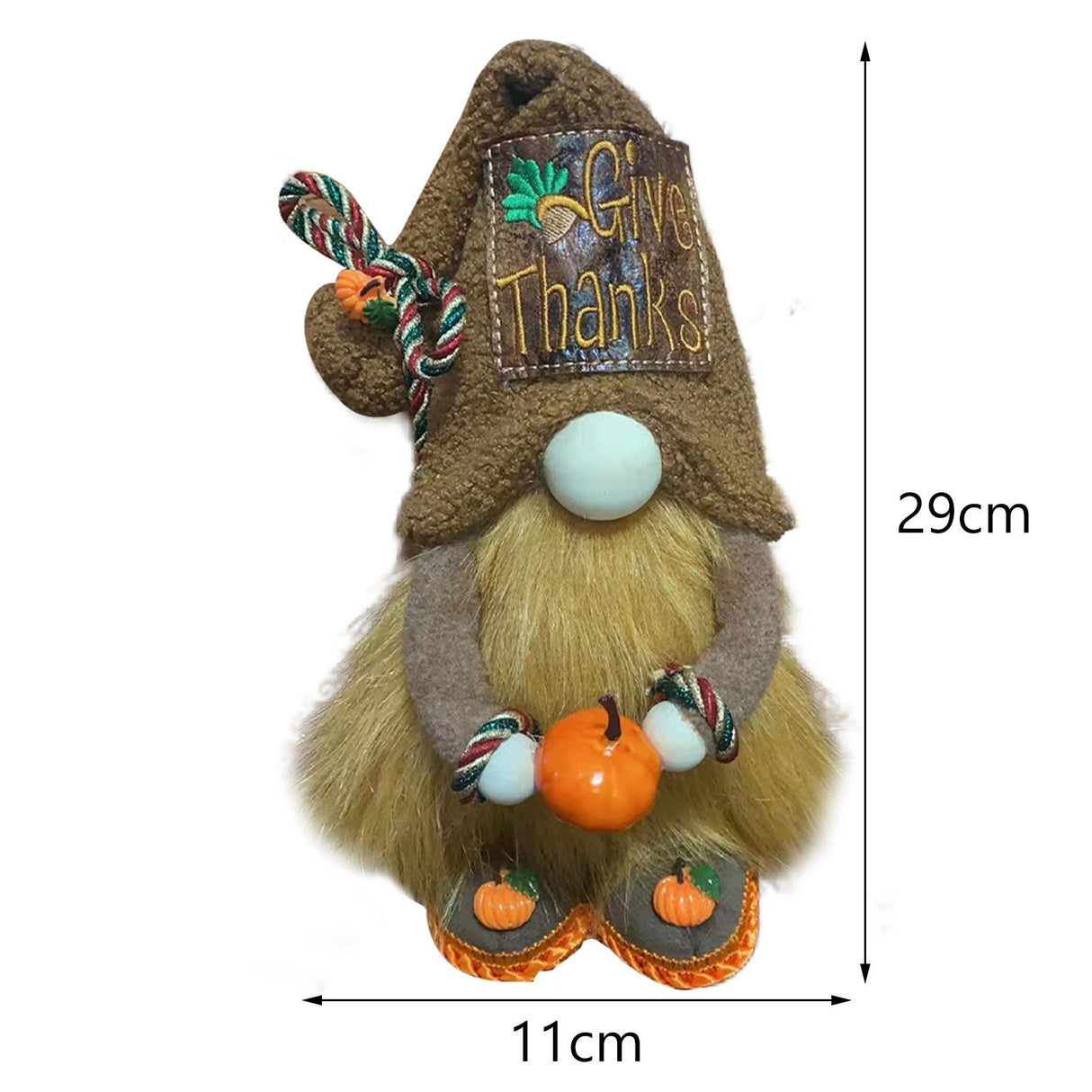 Holiday Plush Gnome Decorations White Angel Cute Soft Home Decor for Christmas Thanksgiving Holiday