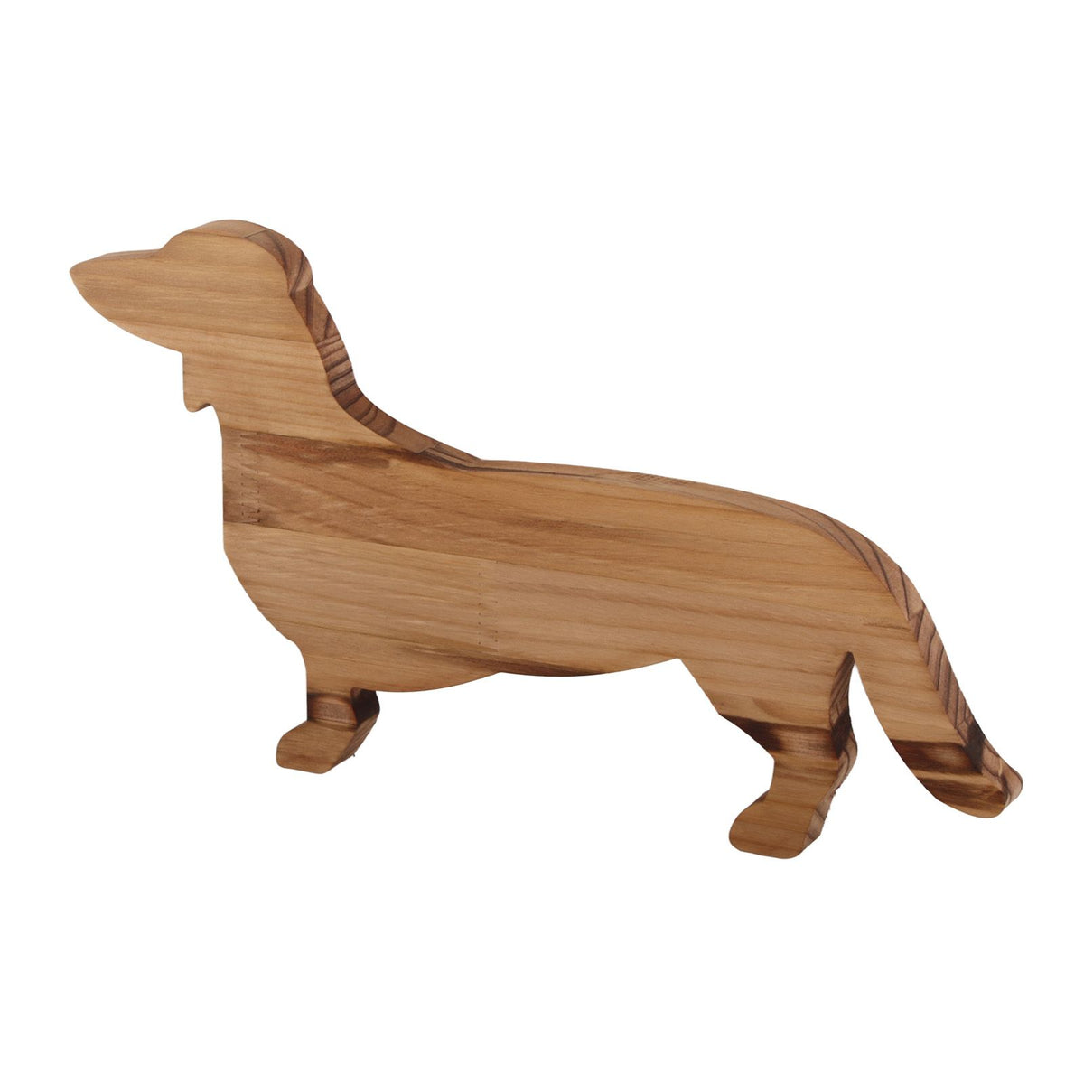 Homeware Wooden Kitchen Decor Dog Shaped Cooked Food Platter Restaurant Platter