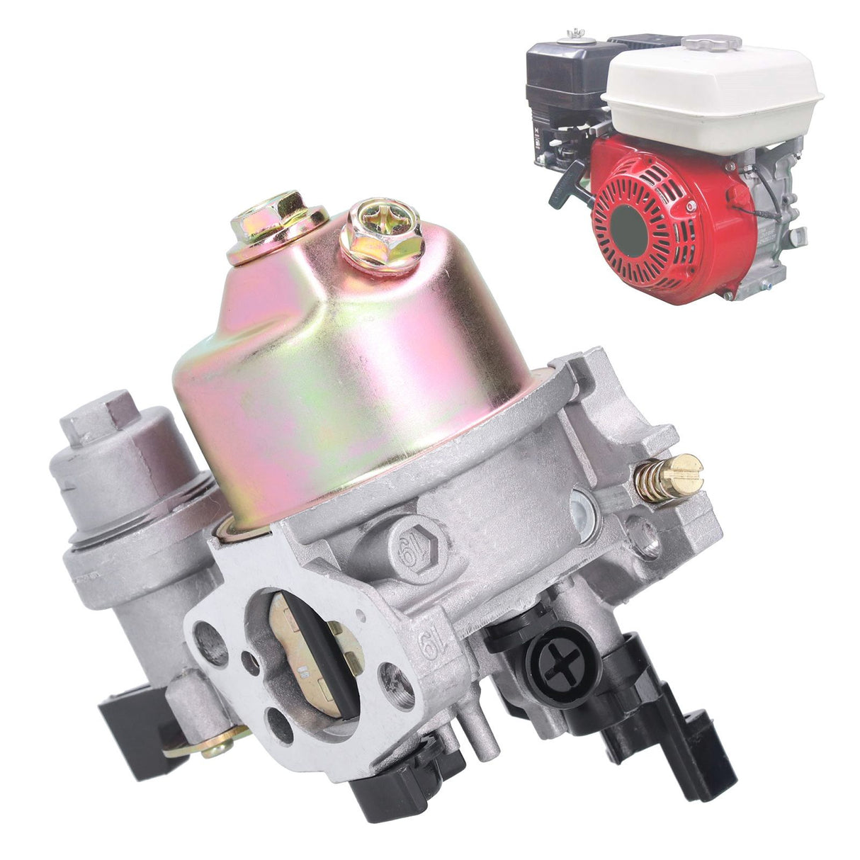 Carburetor Set Replacement Aluminum Garden Tool Accessories for GX160 5.5HP GX200