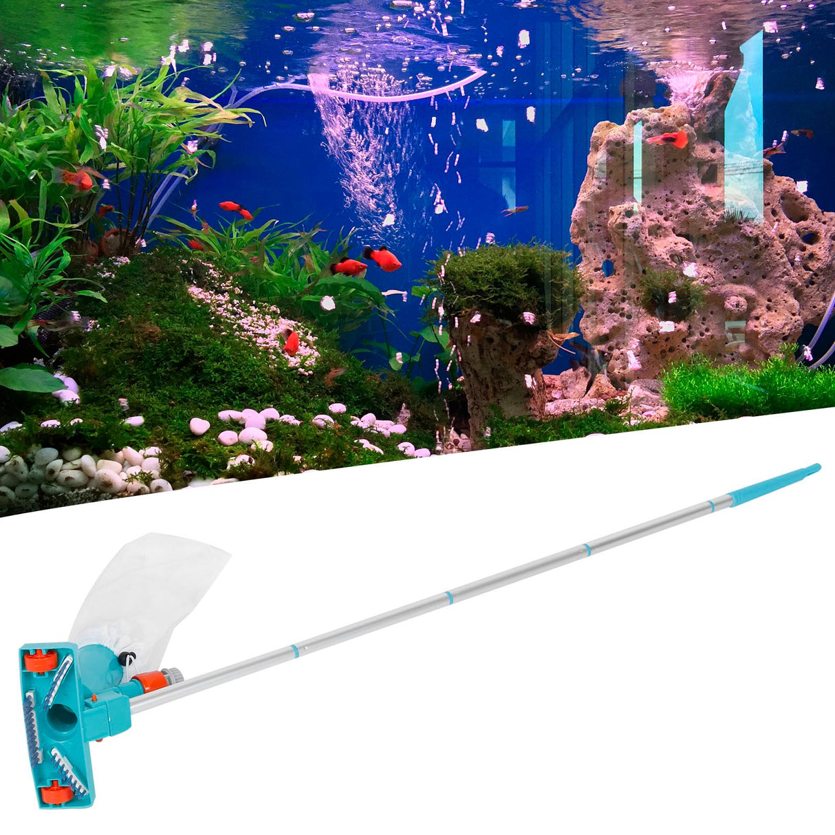 Portable Swimming Pool Cleaner Vacuum Suction Head Set Fountain Hot Tub Pond Cleaning Tool