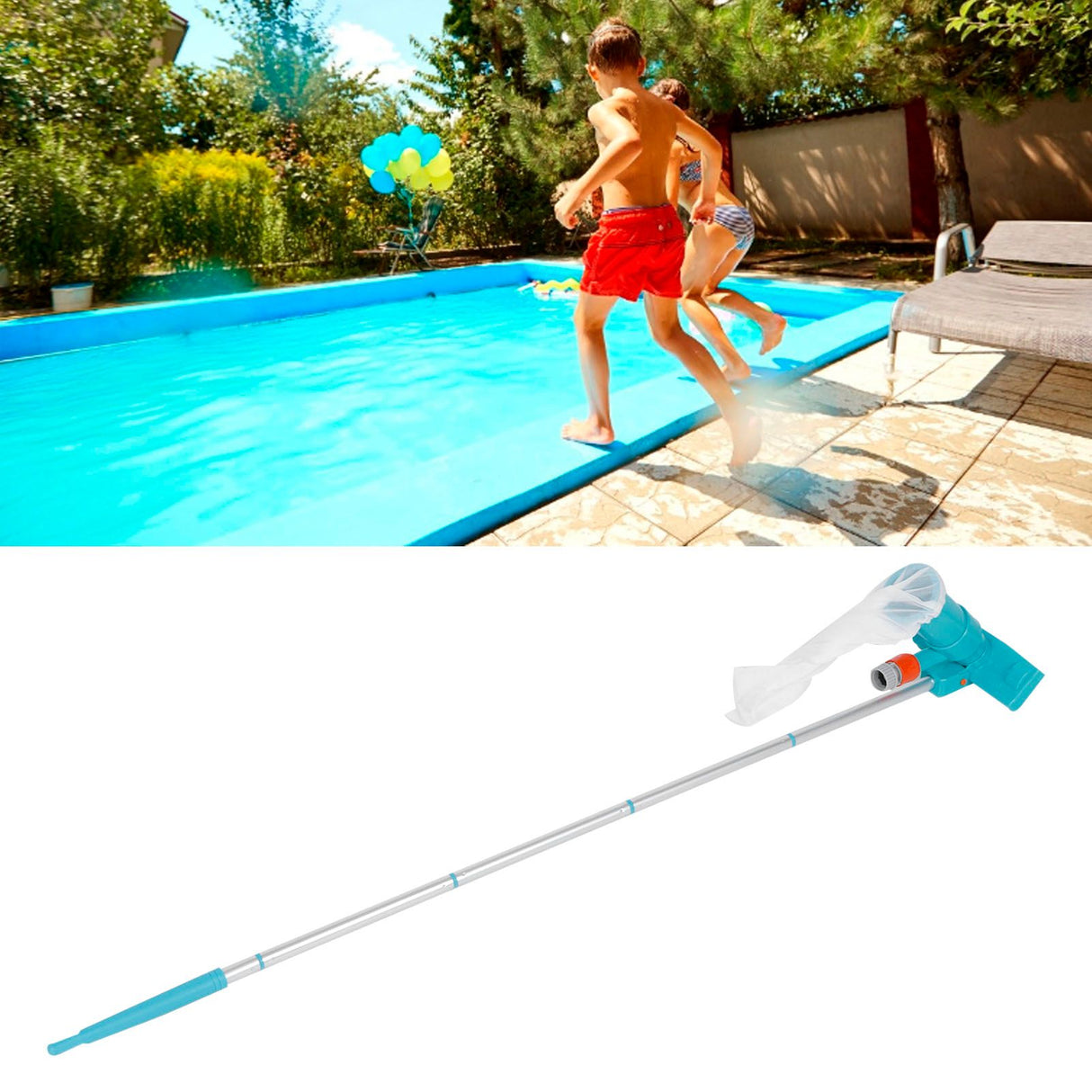 Portable Swimming Pool Cleaner Vacuum Suction Head Set Fountain Hot Tub Pond Cleaning Tool