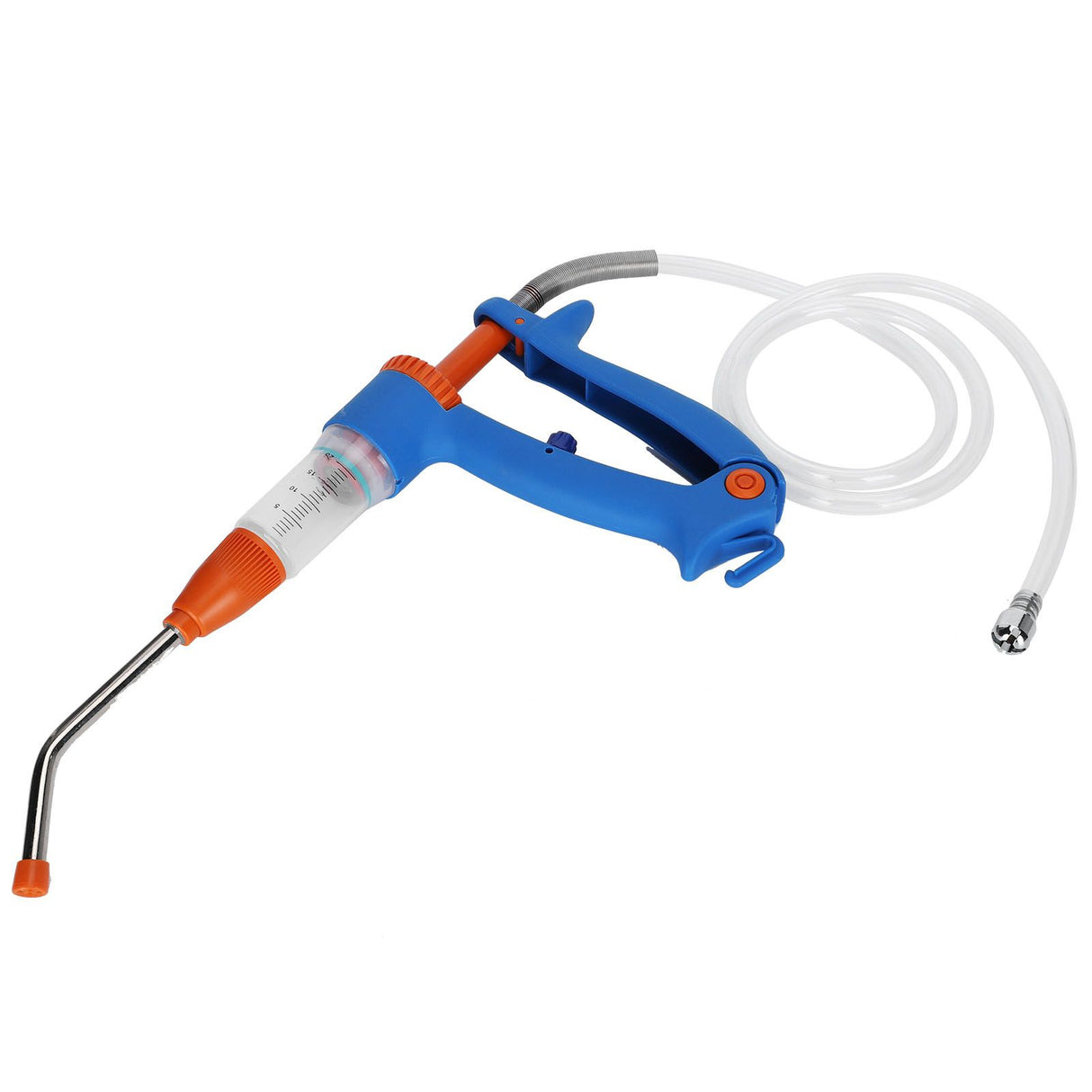 20ml Adjustable Continuous Vaccine Injector Automatic Feeding Injection Tool Veterinary Use
