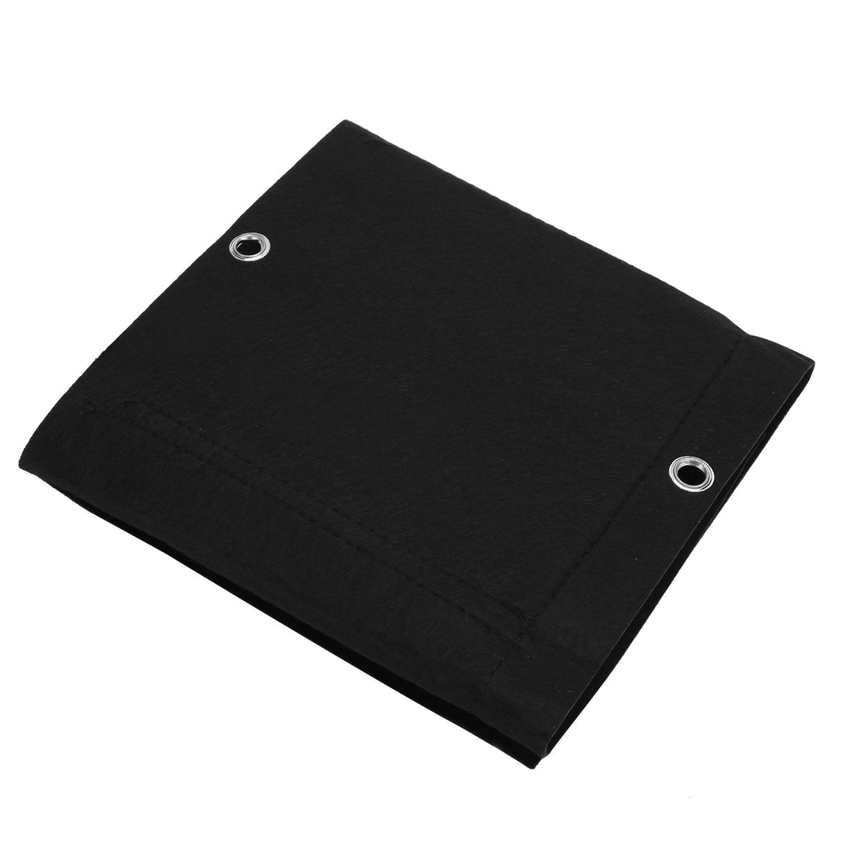 5Pcs Plant Growing Bags Wall Mounted Degradable 3‑Pockets Planter Garden AccessoryBlack