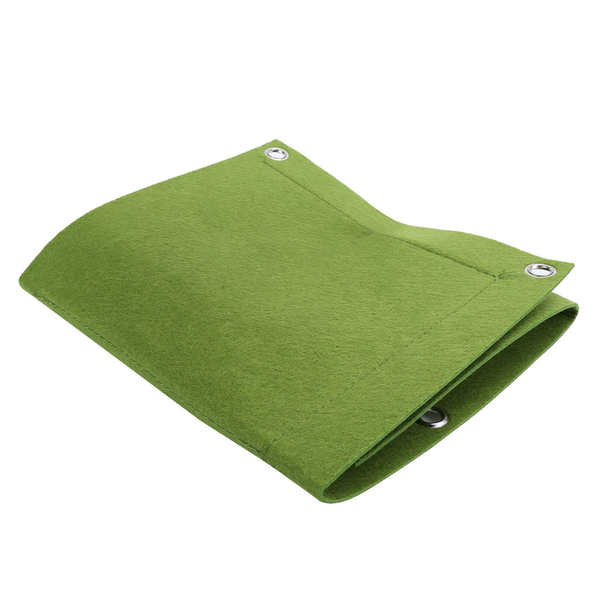 5Pcs Plant Growing Bags Wall Mounted Degradable 3‑Pockets Planter Garden AccessoryGreen