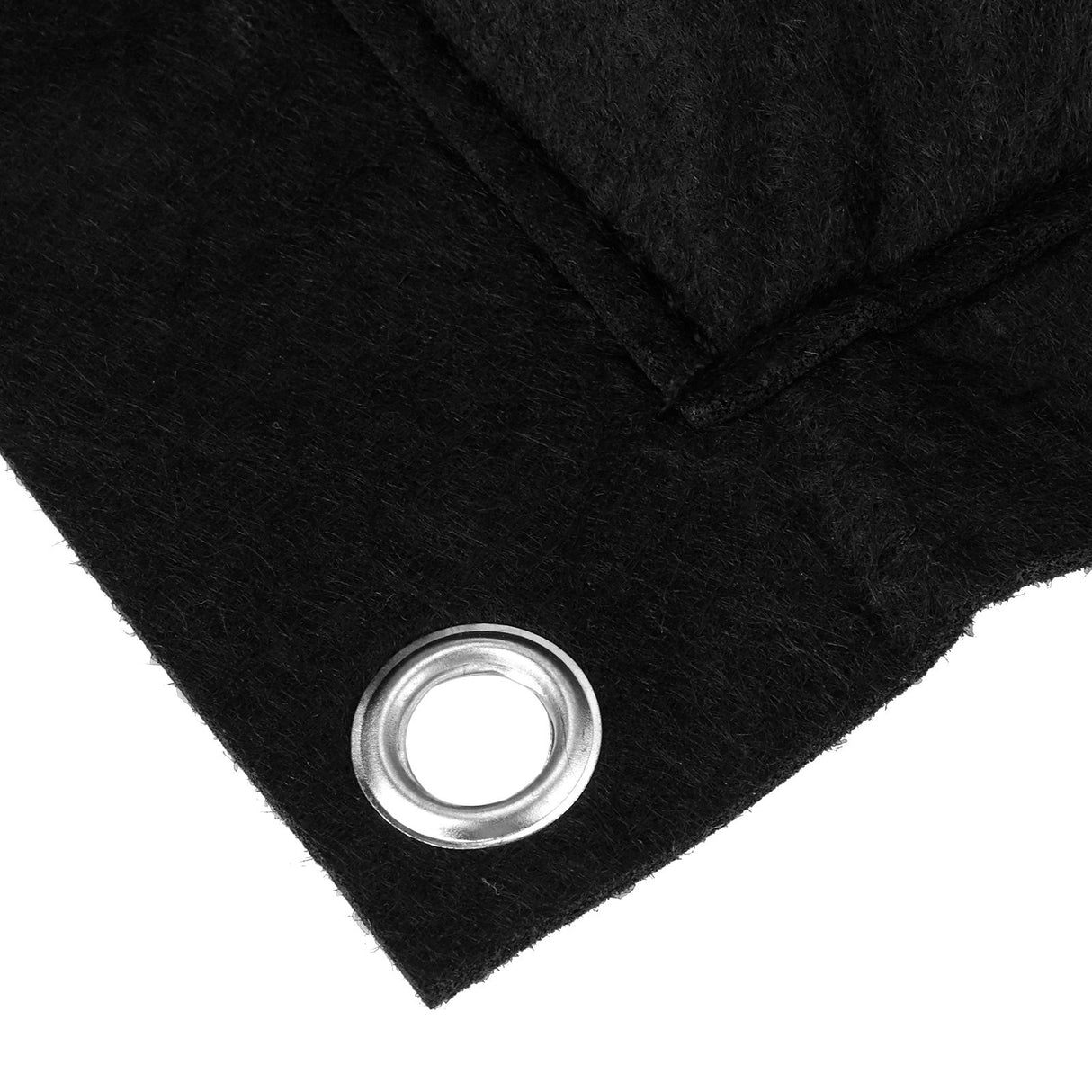 4Pcs 4 Pocket Plant Grow Bag Wall Mounted Reusable Degradable Felt Garden PlanterBlack