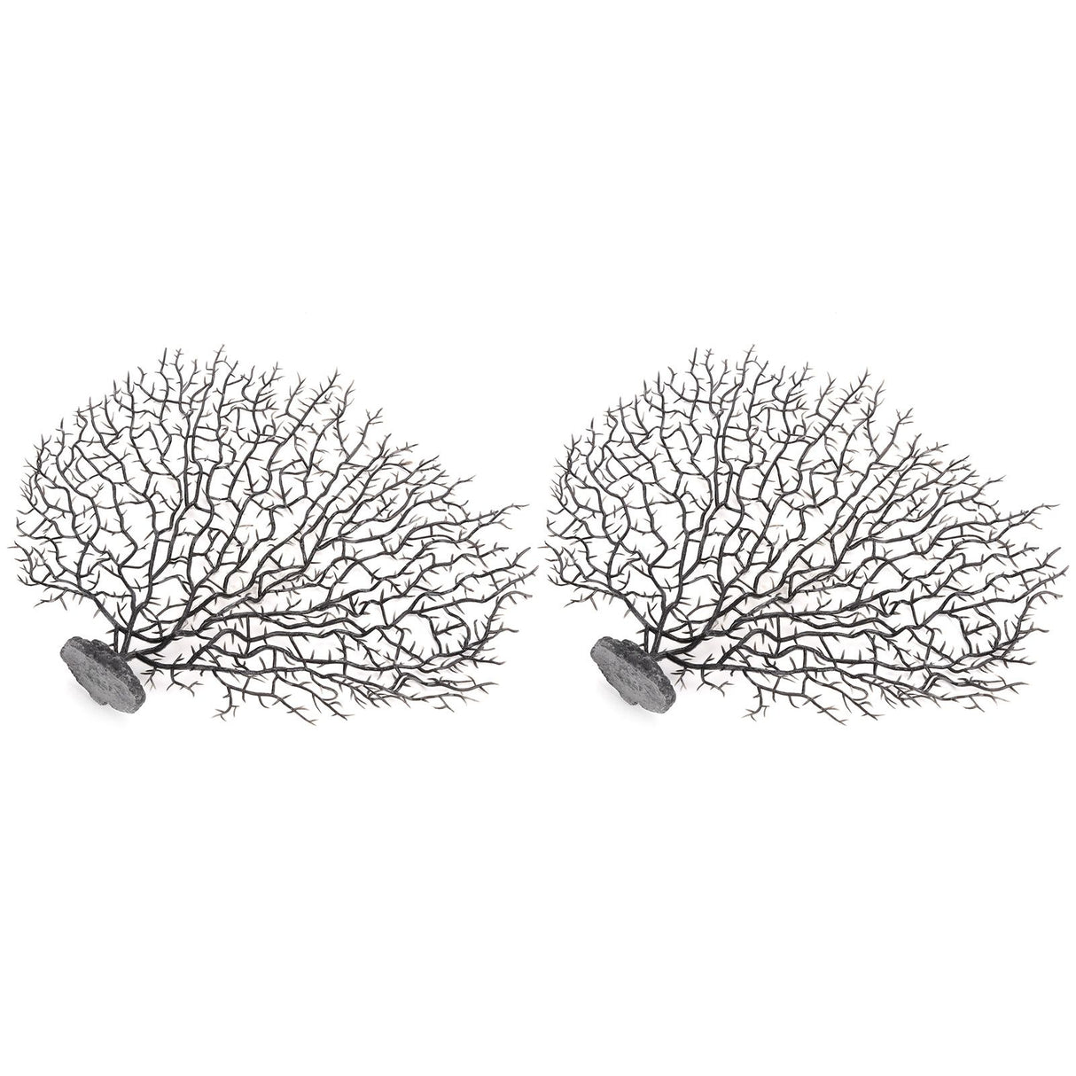 2Pcs Artificial Water Plant Aquarium Decoration Fish Tank Landscaping Simulation Coral Tree