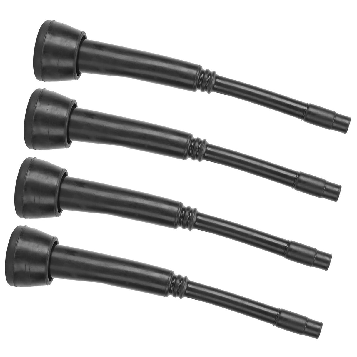 4PCS 00U Milking Machine Liners Black Rubber Teat Cup Liners Accessories for Goat Milker